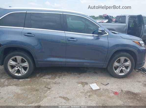 5TDYZRFH2JS242443 2018 TOYOTA LIMITED Синий Панорамный вид салона 360°