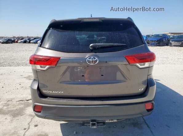 5TDZZRFH2JS239840 2018 TOYOTA LE Серый Вид сзади
