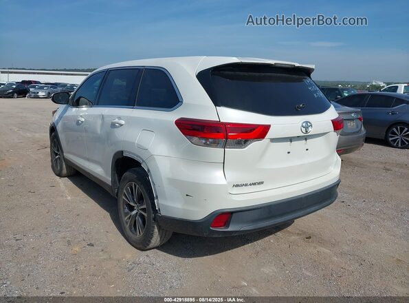 5TDZZRFH4KS355848 2019 TOYOTA LE Белый Задняя левая четверть