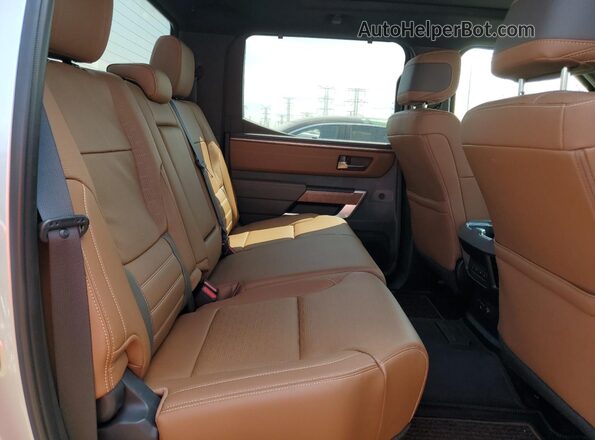 5TFMC5DB8RX073574 2024 TOYOTA TUNDRA Silver Rear seats view