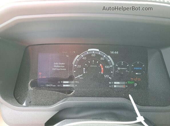 5TFMC5DB8RX073574 2024 TOYOTA TUNDRA Silver Instrument cluster view