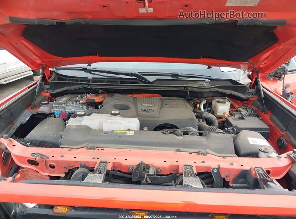 5TFPC5DB7PX018706 2023 TOYOTA TUNDRA HYBRID Orange Vista trasera