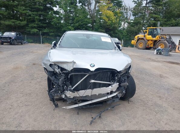 5UX2V1C03L9B30237 2020 BMW X4 Silver Widok zestawu wskaźników
