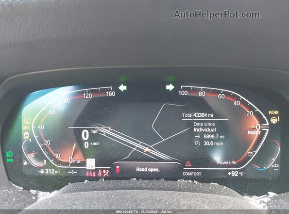 5UXCR4C04P9N52644 2023 BMW X5 Белый Вид задних сидений