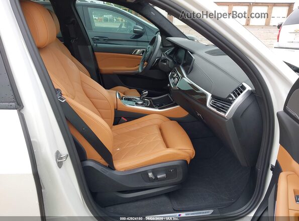 5UXCR4C04P9P83995 2023 BMW X5 Белый Вид салона спереди