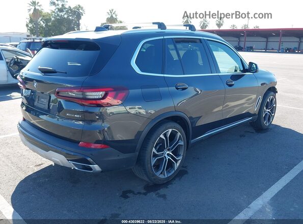 5UXCR6C02M9E43822 2021 BMW X5 Black Задня права чверть