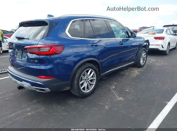 5UXCR6C07M9F35900 2021 BMW X5 Blue უკანა მარჯვენა