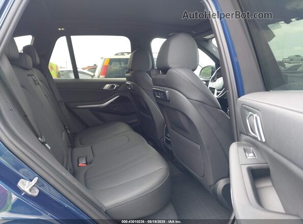 5UXCR6C07M9F35900 2021 BMW X5 Blue VIN კოდის სტიკერის ხედი