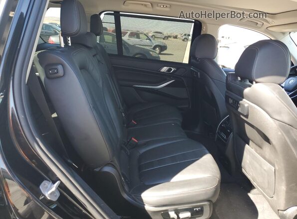 5UXCW2C06L9B72702 2020 BMW X7 Black Սալոնի հետևի տեսք