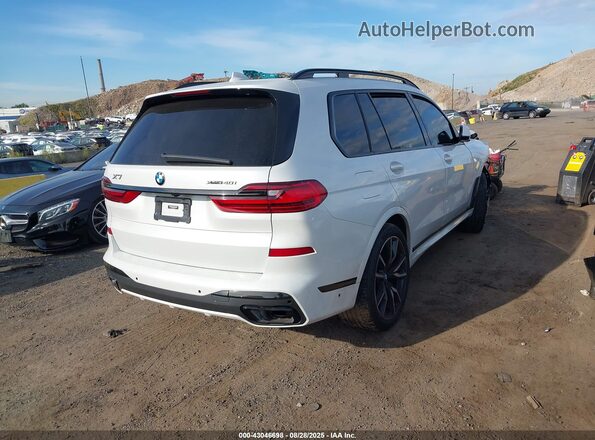 5UXCW2C06M9E80518 2021 BMW X7 White უკანა მარჯვენა
