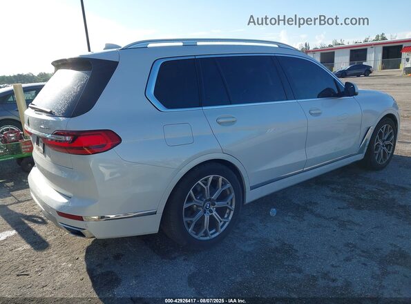 5UXCW2C07M9E12258 2021 BMW X7 White Tył prawy