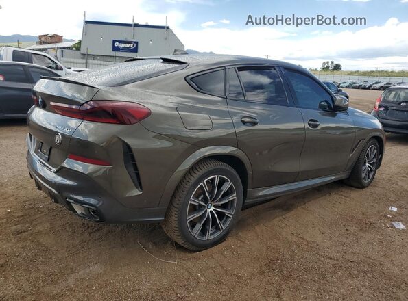 5UXCY6C06P9N76538 2023 BMW X6 Green უკანა მარჯვენა