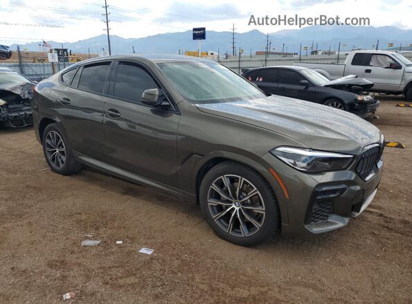 5UXCY6C06P9N76538 2023 BMW X6 Green წინა მარჯვენა