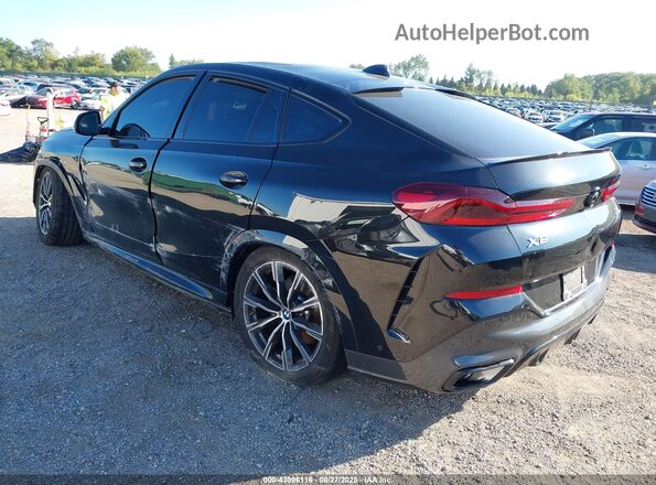 5UXCY6C09P9P42776 2023 BMW X6 Black Trasero izquierdo