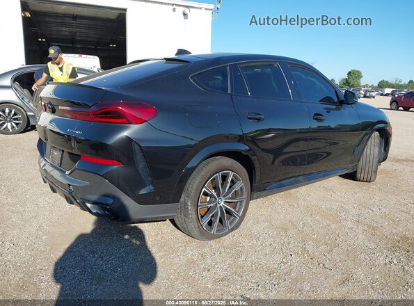 5UXCY6C09P9P42776 2023 BMW X6 Black Trasero derecho