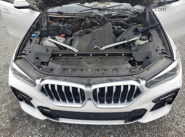 5UXCY6C0XM9G71201 2021 BMW X6 Белый Вид подкапотного пространства