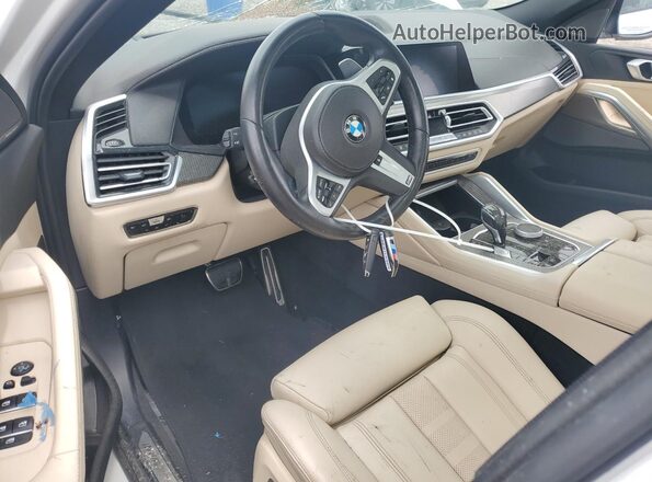 5UXCY6C0XM9G71201 2021 BMW X6 Белый Вид панели приборов