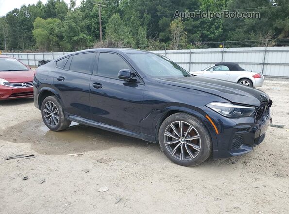 5UXCY6C0XP9R91894 2023 BMW X6 Черный Передняя правая четверть