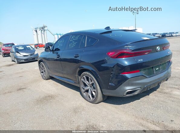 5UXCY8C03L9C75797 2020 BMW X6 Синий Задняя левая четверть