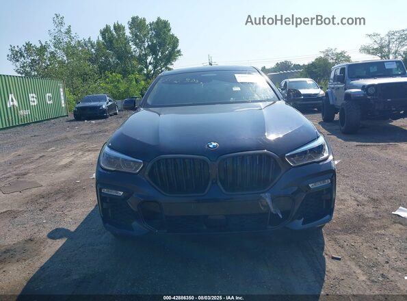 5UXCY8C03L9C75797 2020 BMW X6 Синий Вид спереди
