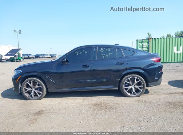 5UXCY8C03L9C75797 2020 BMW X6 Синий Панорамный вид салона 360°