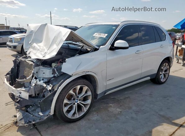 5UXKR2C51J0X09487 2018 BMW X5 Белый Передняя левая четверть