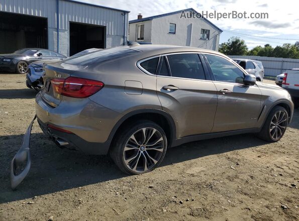 5UXKU2C33H0U28914 2017 BMW X6 Tan Tył prawy