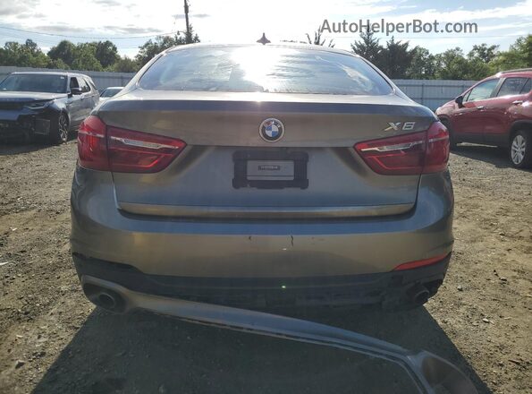 5UXKU2C33H0U28914 2017 BMW X6 Tan Widok z tyłu
