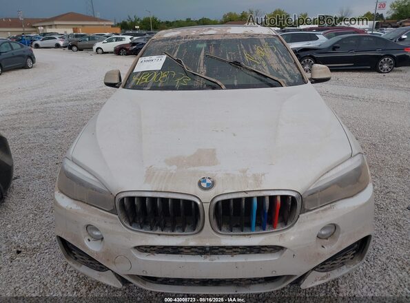 5UXKU2C38H0U29685 2017 BMW X6 Белый Вид спереди