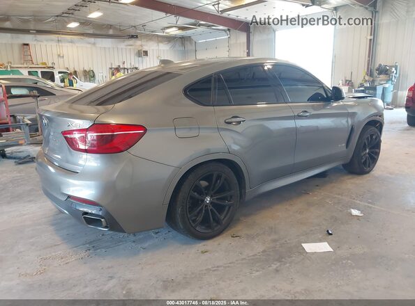 5UXKU2C56H0N85239 2017 BMW X6 Серый Задняя правая четверть