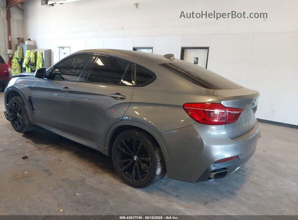 5UXKU2C56H0N85239 2017 BMW X6 Серый Задняя левая четверть