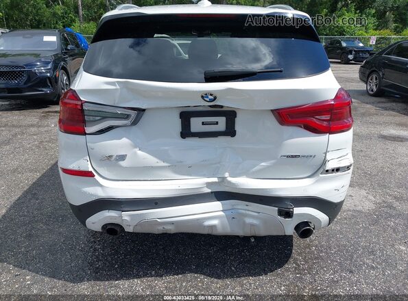 5UXTY3C00M9E32853 2021 BMW X3 White Դիմացի տեսք