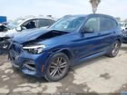 2021 Bmw X3 Sdrive30i Blue vin: 5UXTY3C01M9E77641