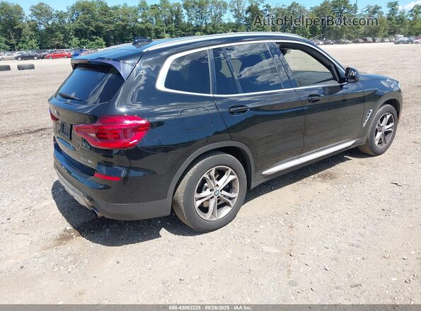 5UXTY5C00M9F41888 2021 BMW X3 Black Tył prawy
