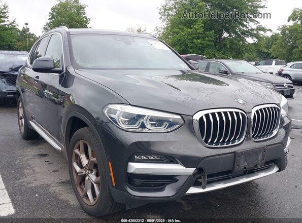 5UXTY5C02M9F79770 2021 BMW X3 Gray Przód prawy