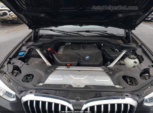 5UXTY5C02M9F79770 2021 BMW X3 Gray Widok z tyłu