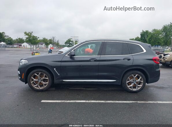 5UXTY5C02M9F79770 2021 BMW X3 Gray Widok wnętrza 360 stopni