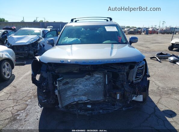 5XYP3DHC1MG129702 2021 KIA TELLURIDE Серый Вид задней части салона