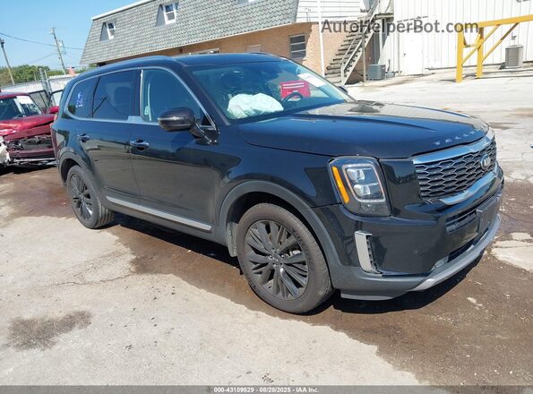 5XYP54HC0MG152012 2021 KIA TELLURIDE Черный Передняя правая четверть