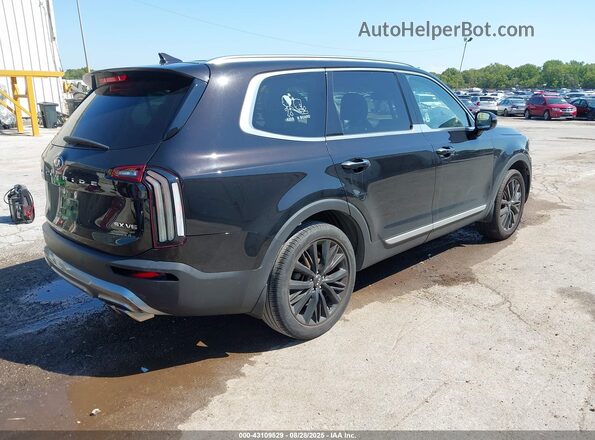 5XYP54HC0MG152012 2021 KIA TELLURIDE Черный Задняя правая четверть