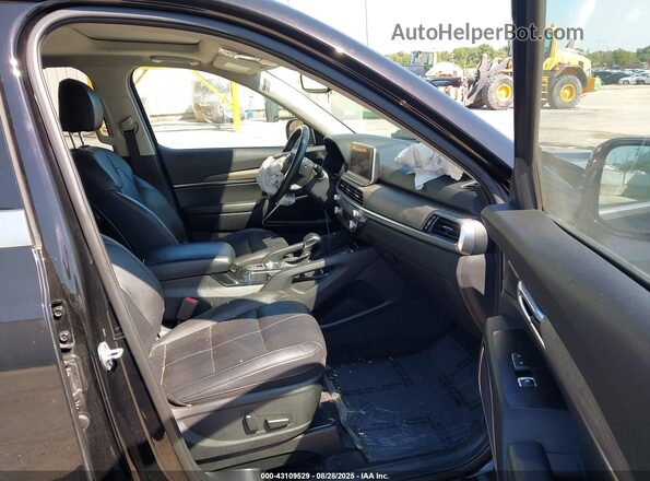 5XYP54HC0MG152012 2021 KIA TELLURIDE Черный Вид салона спереди