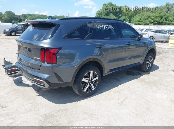 5XYRHDLF3MG069613 2021 KIA SORENTO Серый Задняя правая четверть