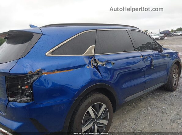 5XYRL4LC1MG048635 2021 KIA SORENTO Blue Вид задньої частини салону