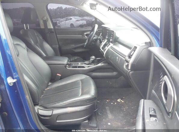5XYRL4LC1MG048635 2021 KIA SORENTO Blue Вид салону спереду