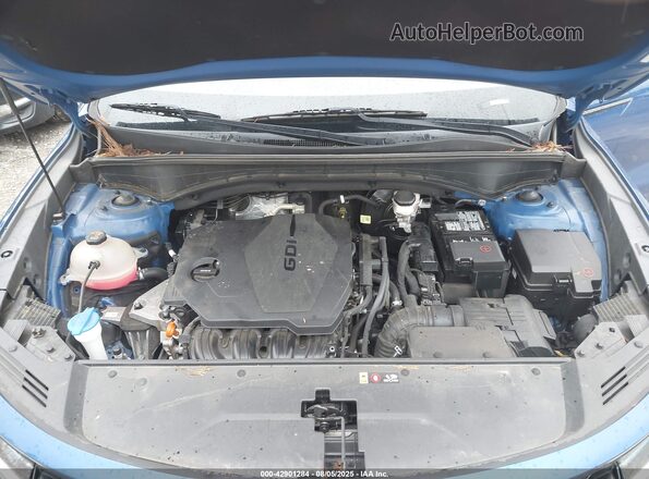 5XYRL4LC1MG048635 2021 KIA SORENTO Blue Вид ззаду