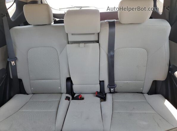 5XYZT3LB0JG527366 2018 HYUNDAI SANTA Бордовый Вид задних сидений