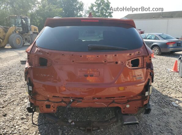 5XYZUDLB2JG509115 2018 HYUNDAI SANTA Orange Вид ззаду