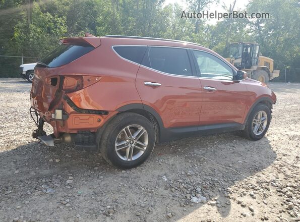5XYZUDLB2JG509115 2018 HYUNDAI SANTA Orange Задня права чверть