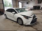 2021 Toyota Corolla Le White vin: 5YFEPMAE5MP174922