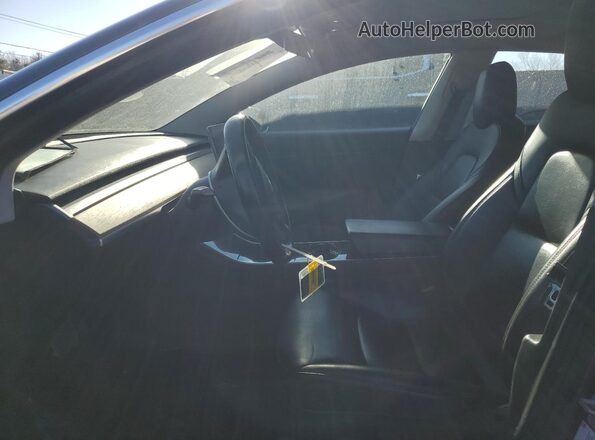 5YJ3E1EB2JF119363 2018 TESLA MODEL Угольный Вид салона спереди